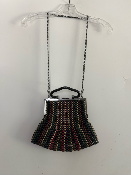 Patricia Nash Handbags - Patricia Nash Almarza Small Forest Bead Wood Clutch/Shoulder Bag